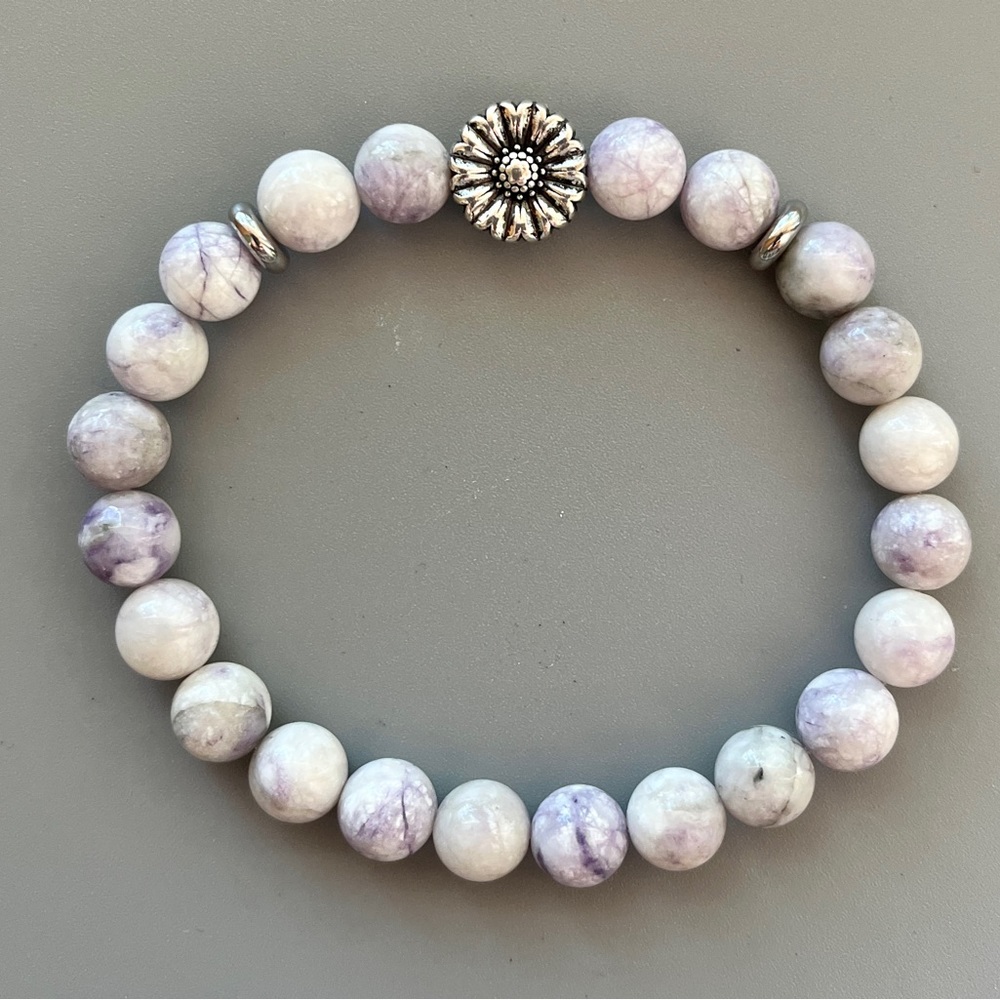 Tiffany Jasper Handcrafted Bead Bracelet
